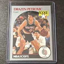 NBA Hoops Drazen Petrovic #248 Portland Trail Blazers Rookie Basketball Card