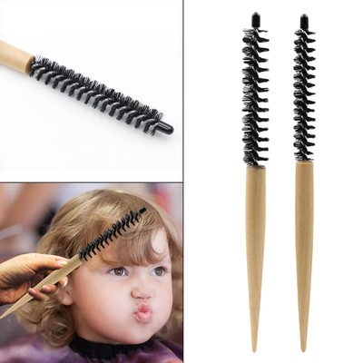 Kleine runde Haarbürste, professioneller Mini  Runde Kamm Salon Friseur Pinsel