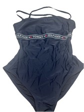 Size L Tommy Hilfiger 1 PC Swimsuit Bathing Beach Iconic Blue Red