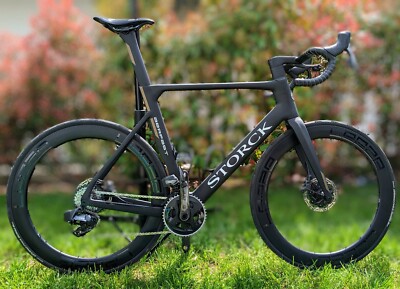 Storck Aerfast3 Pro Disc SRAM Force AXS 2x12  Leeze CC 58 Disc EVO WASO 