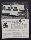 1970s Elkart Indiana Penguin 5th Wheel Motor Homes Rvs Camper Truck brochure!