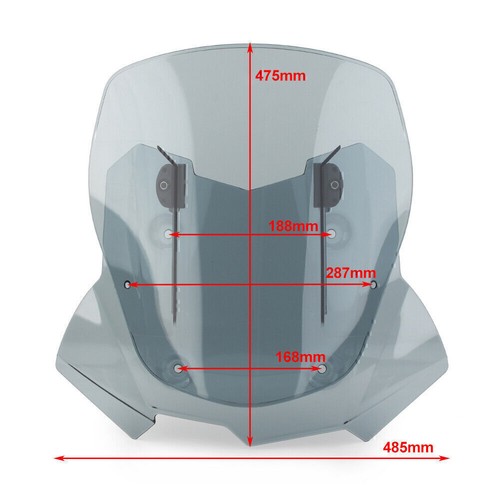 Adjustable Moto Windshield WindScreen for BMW F750GS F850GS 2018-2020 2019 A1 - Picture 9 of 10