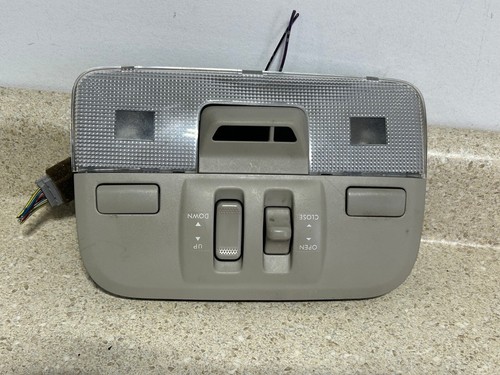 05 09 SUBARU LEGACY INTERIOR OVERHEAD DOME LIGHT ASSEMBLY GRAY OEM - Picture 2 of 4