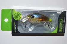 Catch co mini banger googan squad bass squarebill 2" 1/4oz ghost gill