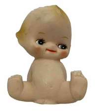 Vintage Sitting Kewpie Doll W/ Butterfly On Toe (hK)