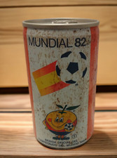 Fussball WM 1982 spanische  Coca Cola Dose unge&ouml;ffnet Mundial 82