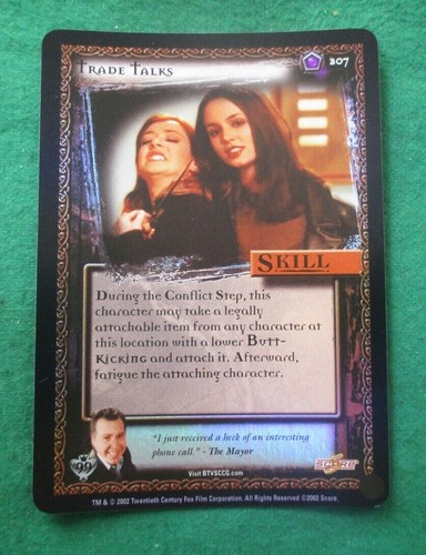 BUFFY THE VAMPIRE SLAYER CCG - (CLASS OF '99, UE) SINGLE FOIL CARDS - Foto 58 di 69