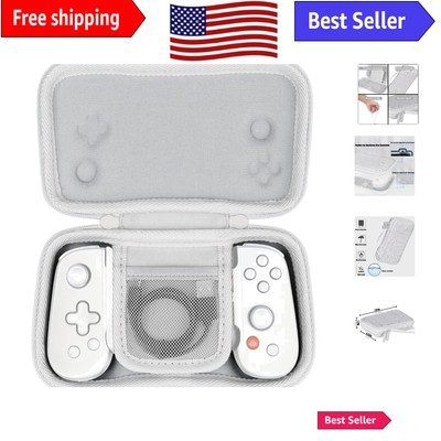 Portable Double-Ended Zipper Case for Backbone One Controller - White