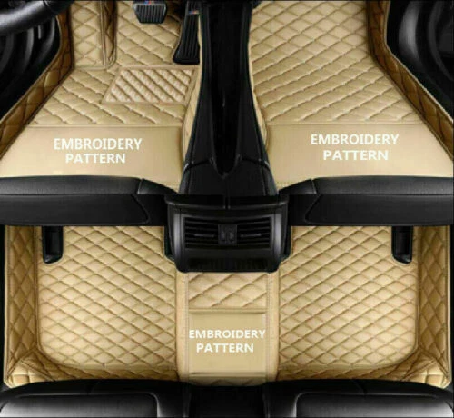 Car Floor Mats For Infiniti M EX FX All Series Luxury Custom PU Leather Carpets - Image 3 of 4