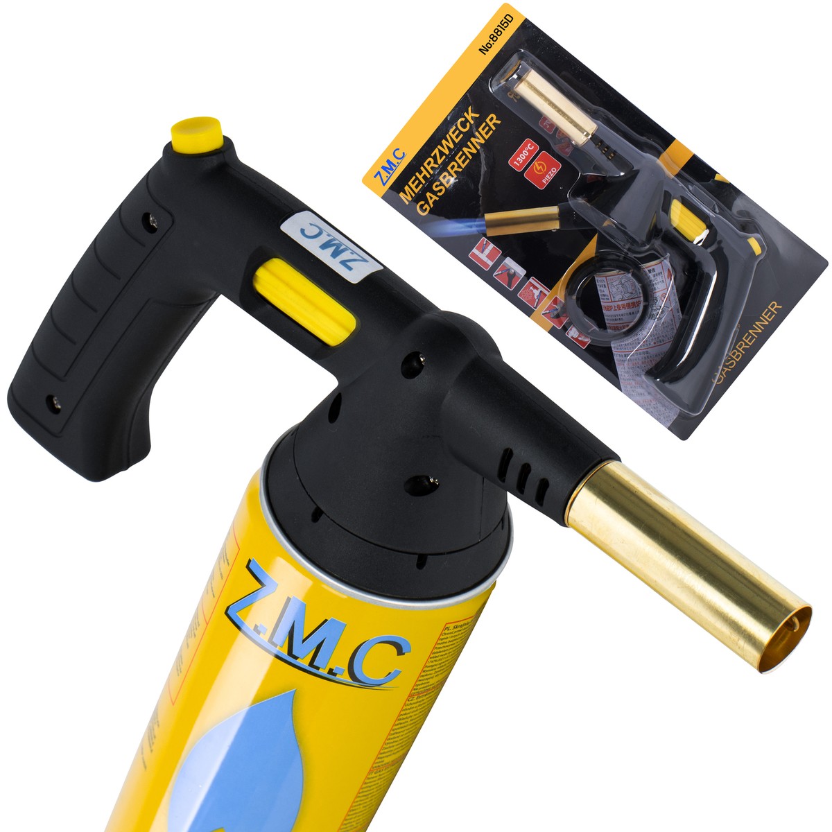 Kit Bruciatore 16 Cartucce Butano 227g Kit Bruciatore A Gas Professionale Con 16 Cartucce Butan, Fiamma Regolabile E Accensione Piezoelettrica Bruciatore Gas - Foto 5