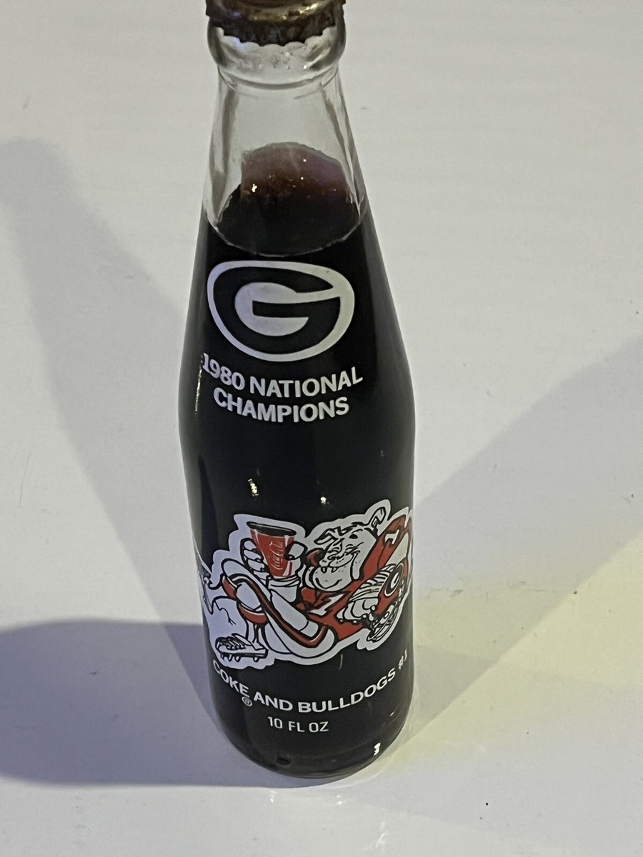 VINTAGE 1980 Georgia Bulldogs National Championship Coca-Cola