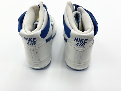 Vintage 1991 Nike Air Force 1 High White Sport Blue Sz 4.5Y 