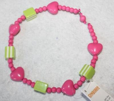 NWT Gymboree Choice of 4 Girl's Beaded Necklaces Pink Green Blue OS