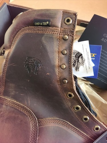 Chippewa 9" Grimstad Golden Arbeitsstiefel Sicherheit Zehen Herren Extraweit 8 8,5 9 9,5 3E - Bild 5 von 12