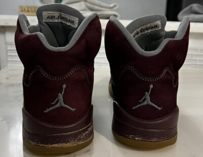 Size 9.5 - Jordan 5 Retro LS Burgundy 2006 | eBay display picture 1