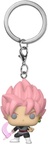 1 Pcs Funko Pop! Keychain Funko Super - Super Saiyan Rose Goku Black With Scythe