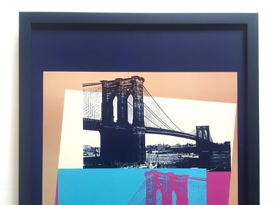 ANDY WARHOL RARE 1983 LITHOGRAPH PRINT FRAMED POP ART POSTER