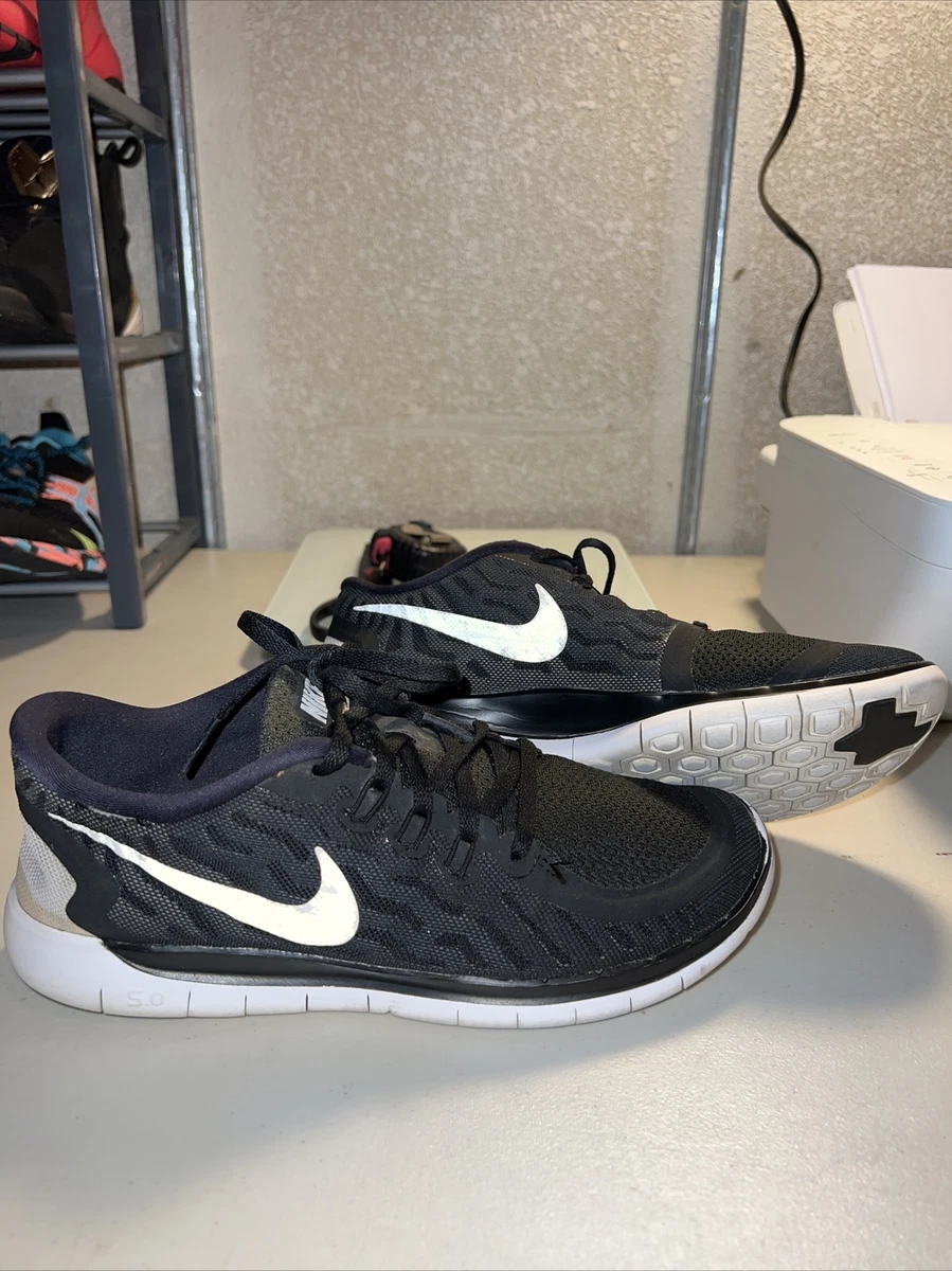 Nike - 5.0 GS Black White Running Shoes - 7Y 725104-001 | eBay