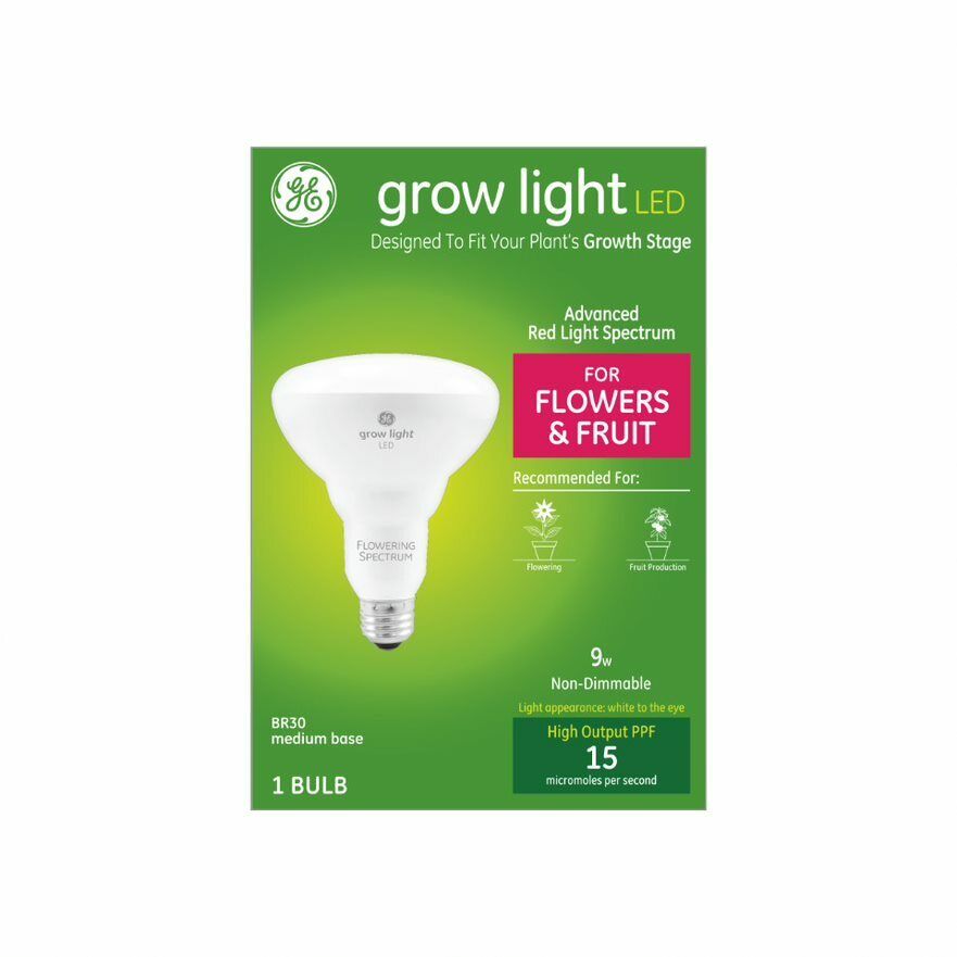 Grow by GE Japan Maker New Challenge the lowest price of Japan - Light LED Indoor BR30 Fruit Spectr Flower 9w