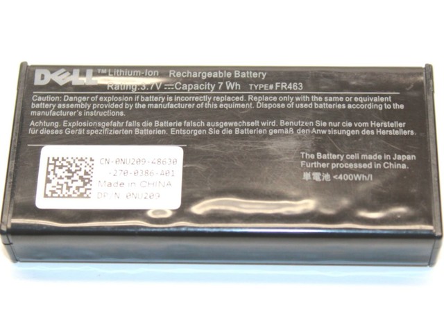 Аккумулятор dell fr463