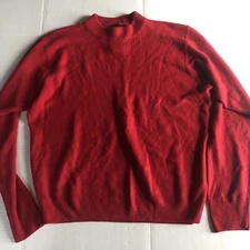 Fashion Bug Angora Rabbit Blend Red Black Gold Sweater Women’s 2X A1920