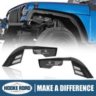 Hooke Road Front Inner Fender Liner Guard Steel For 1997-2006 Jeep Wrangler TJ