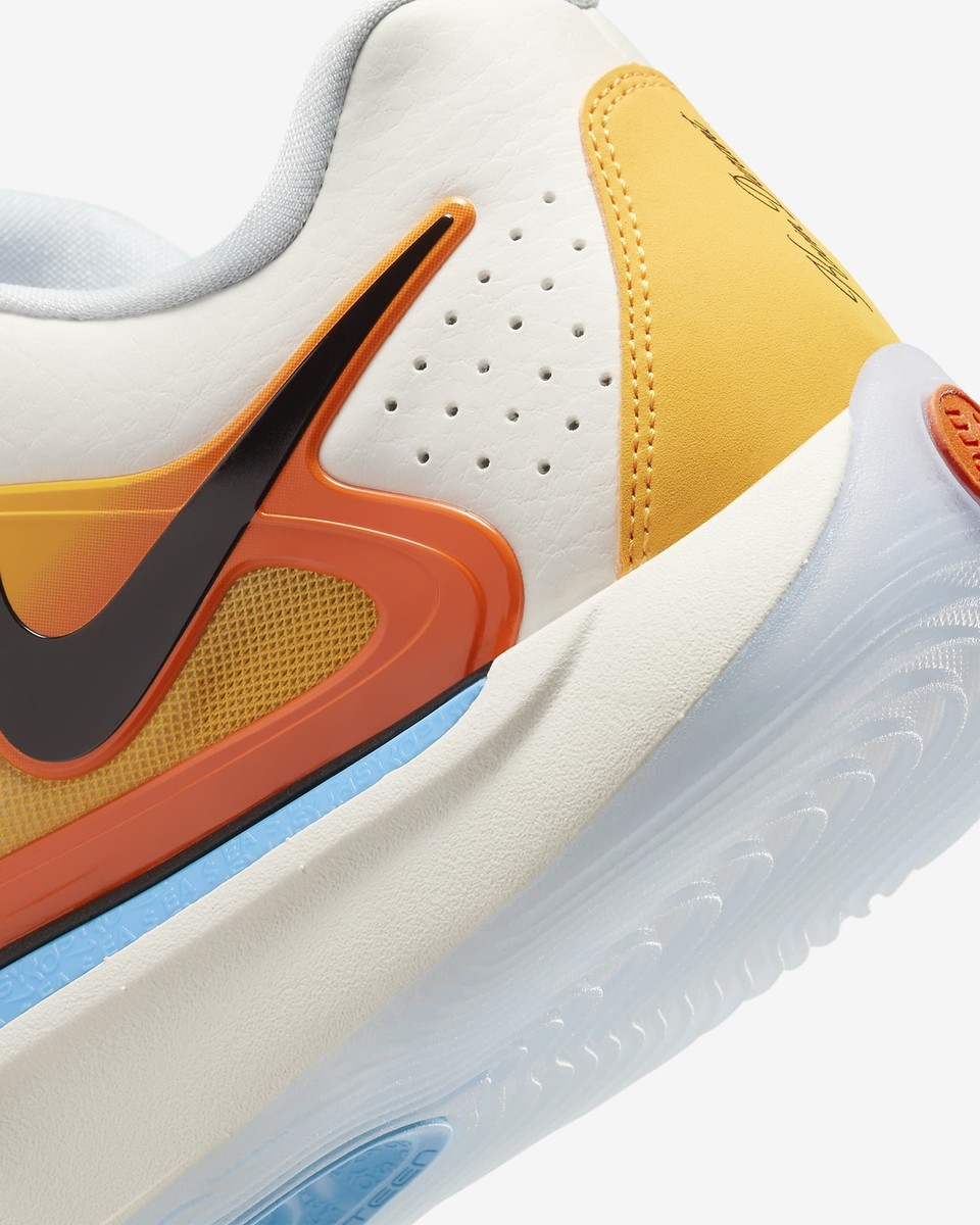 Nike KD 17 “Sunrise” University Gold Basketball Shoe FJ9487-700 US