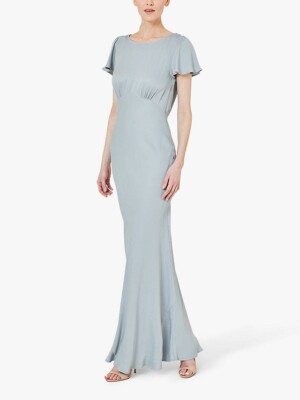 duck egg blue maxi dress Our Eadie Duck Egg Bridesmaid Dress main image 0