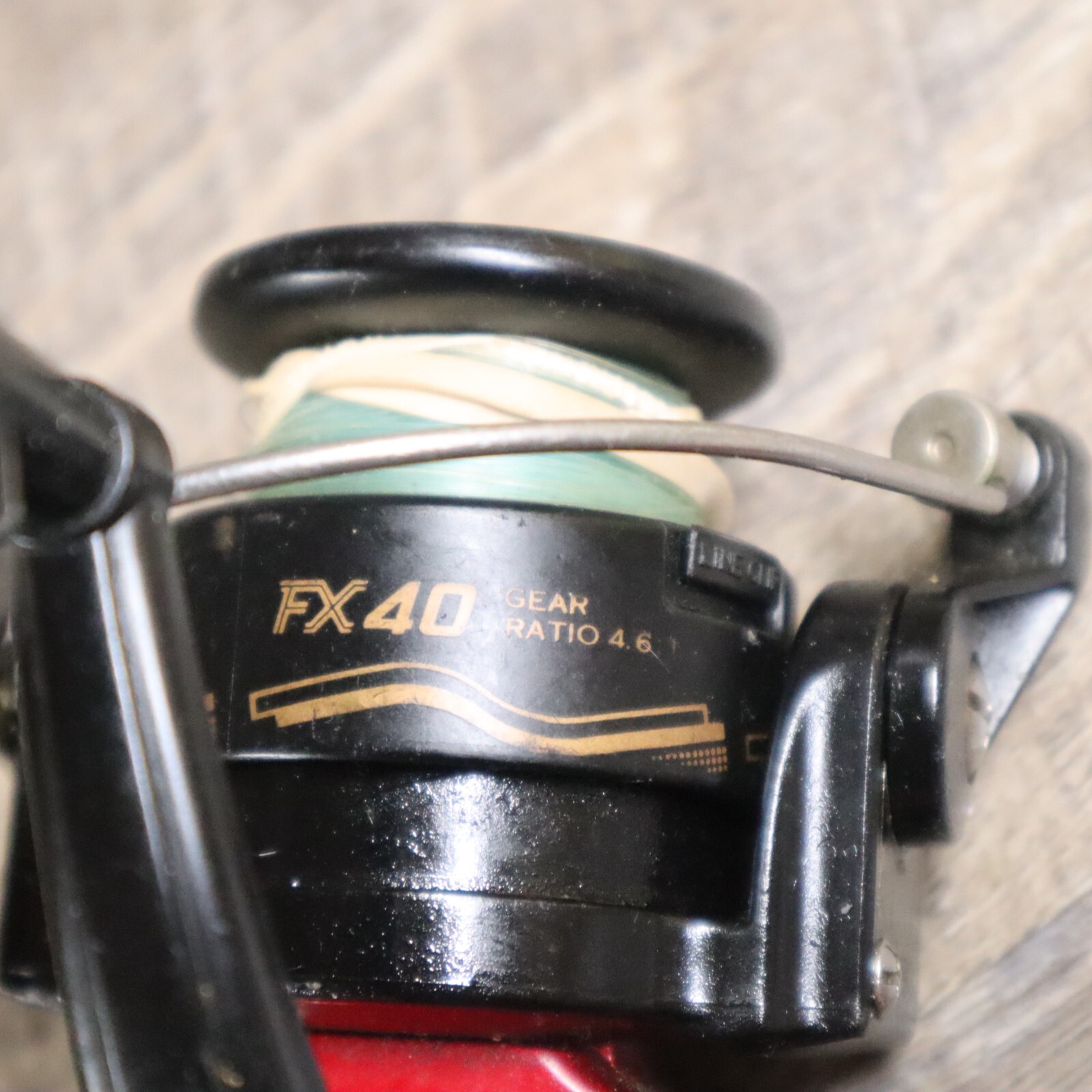 Vintage SILSTAR FX40B REAR DRAG Graphite Spinning fishing reel Ratio 4.