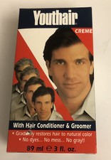  1 Youthair for MEN Hair Color CREME 3 oz OLD FORMULA AS Pictured VIEW
