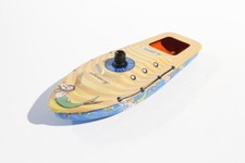 Mermaid Pop Pop Candle Boat Retro Tin Toy