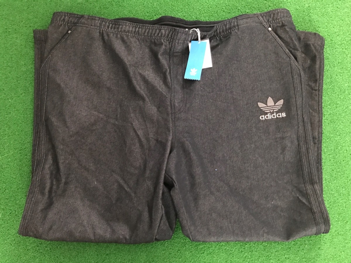 MENS TRE-FOIL TP BLACK PANTS JEANS eBay