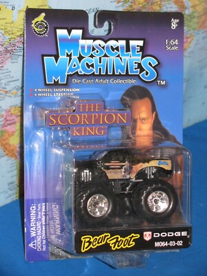 MUSCLE MACHINES THE SCORPION KING BEAR FOOT DODGE ***BRAND NEW & RARE***