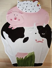 Clay Art Stacked Animal Series Platter