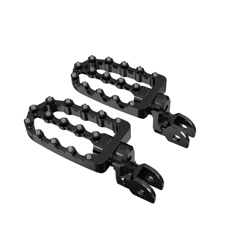 Black For Kawasaki KLX250/R/S/SF KLX650R KLR650 Foot Pegs Pedals Rests Footrest Foto 2 de 4