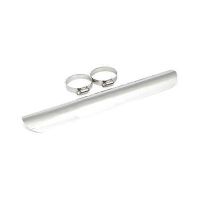Auspuff Hitzeschild Heat Shield 14'' Chrom, für Harley - Davidson 2 1/4''
