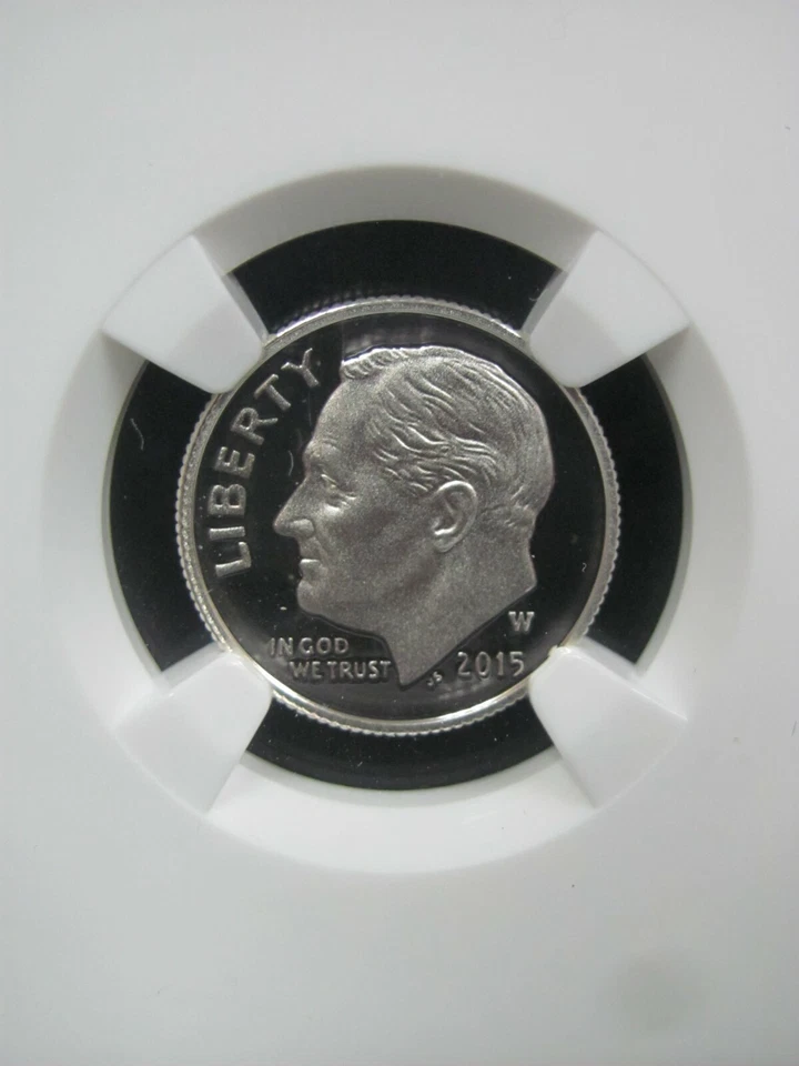 2015-W March of Dimes Silver 10 Cent NGC PF 69 Ultra Cameo First Releases - Image 3 of 4