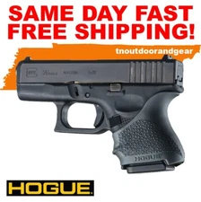 Hogue HANDALL Beavertail Rubber Grip Sleeve For Glock 26/27 SAME DAY FAST SHIPPI