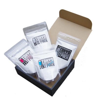Tokyo Powder Industries Testbox (Pure, Effect, Speed, Black) - 4 x 50 g Packungen