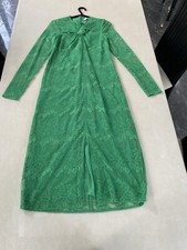 Ganni Long Sleeve Lace Dress. Large