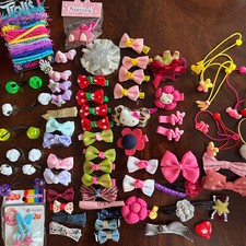89 Pc Girl Hair Accessories Hellokitty/Trolls/ Minnie