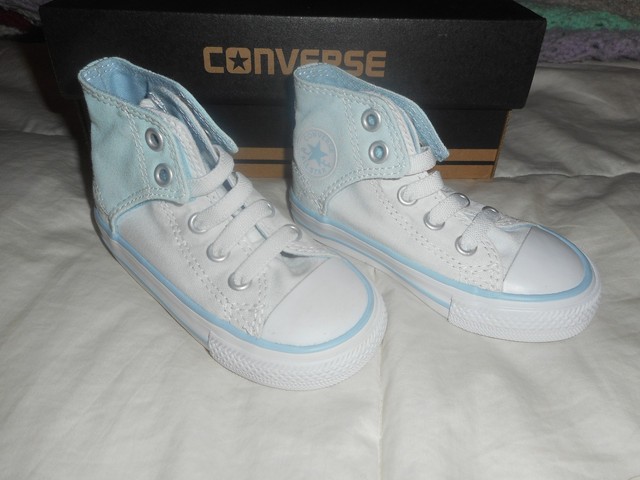 white high top converse size 7