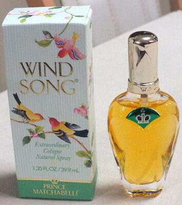 Wind Song Extraordinary Cologne Natural Spray By Prince Matchabelli 1.35oz New