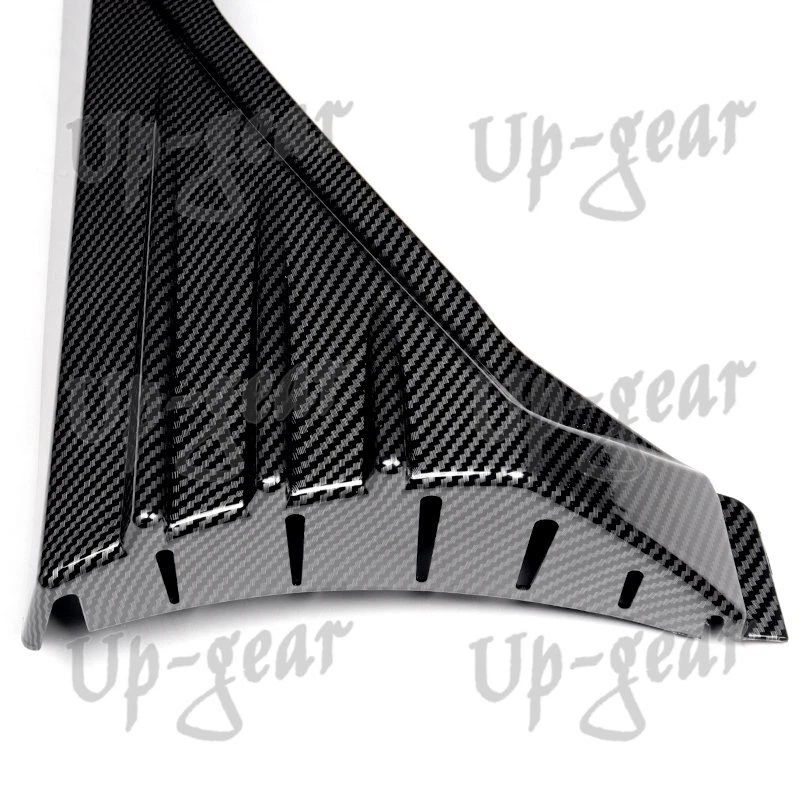 Ala difusora divisor falda lateral tipo MP Universal Carbon Look 30,6" x 9,5" Foto 2 de 4