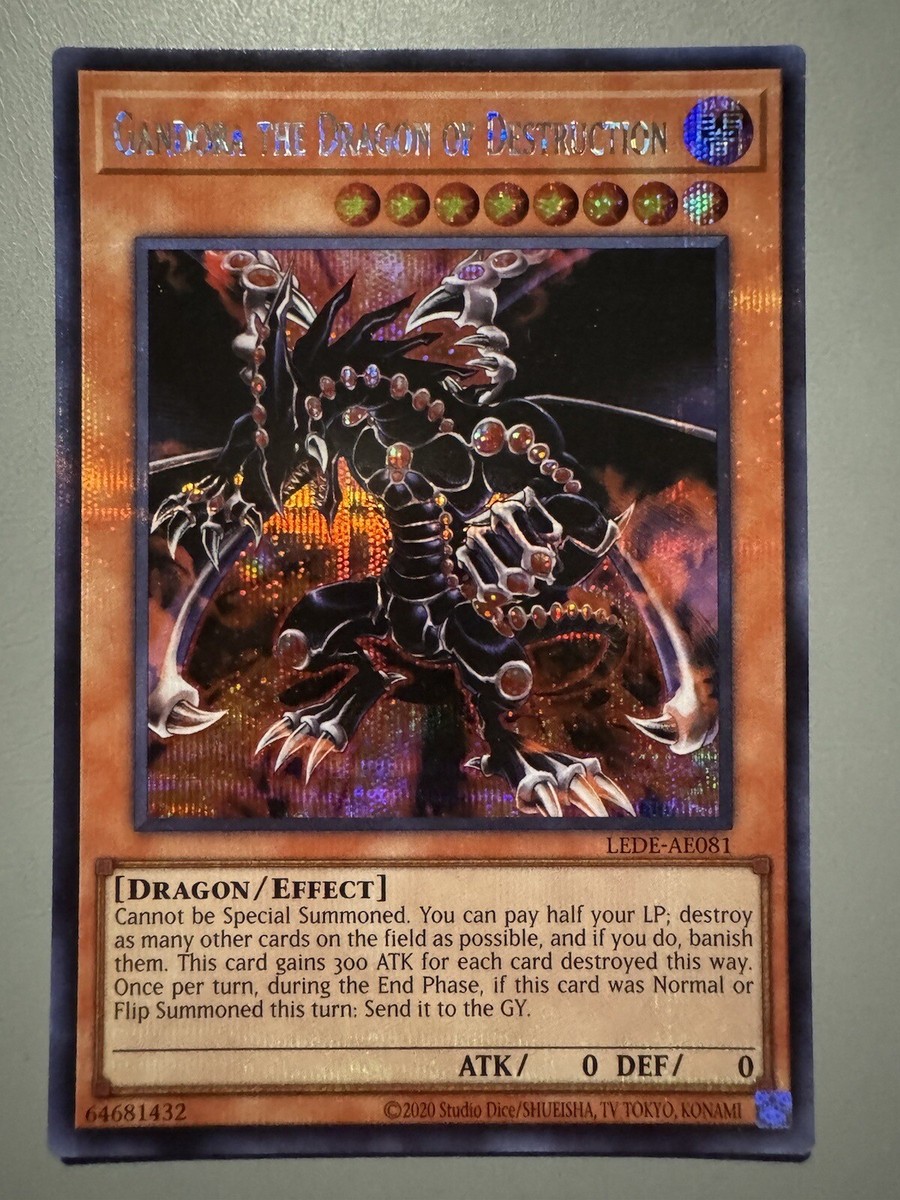 YUGIOH GANDORA THE DRAGON OF DESTRUCTION ASIA ENGLISH LEDE-AE081