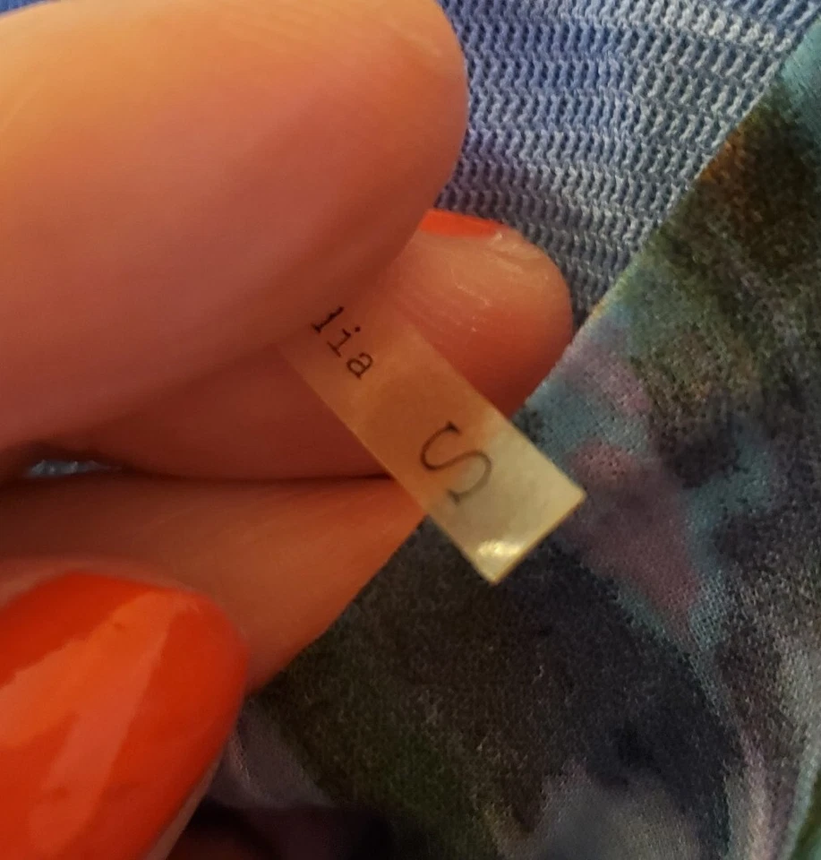 Vestido Freebird Azul Acuarela Diseño Solero Verano Mujer Talla S Fluido Forrado  Foto 4 de 4