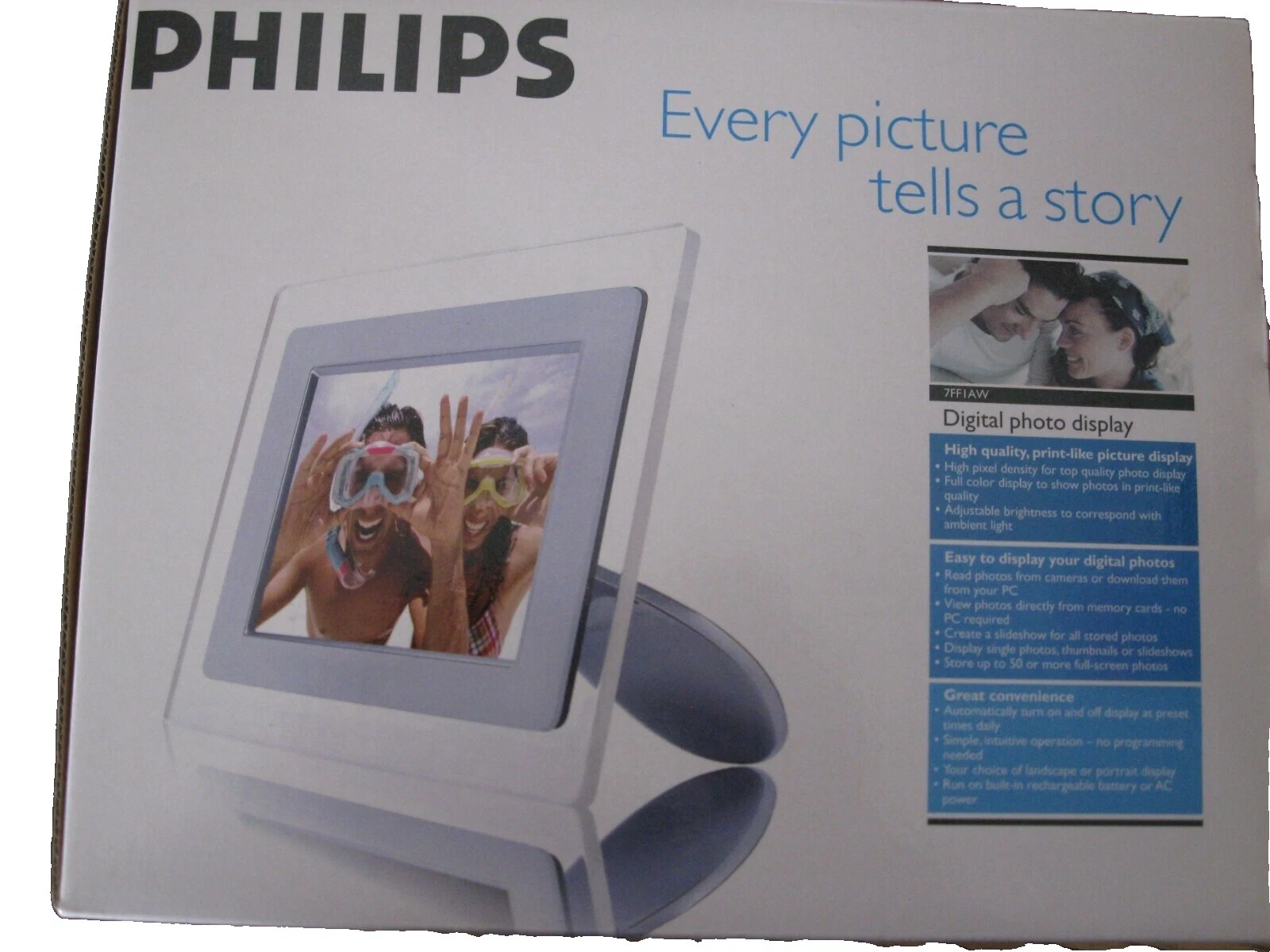 Molduras para Fotos Digitais Philips Branco