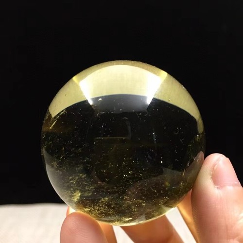 0.352LB Top Natural Citrino Cuarzo Bola Cristales Reiki Meditación Esfera Curación - Imagen 6 de 10