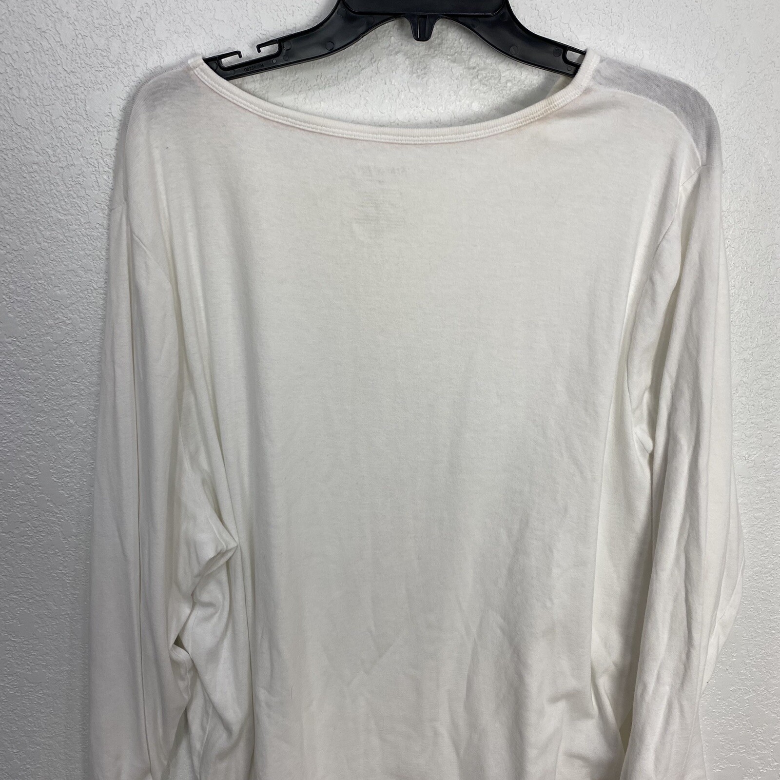 St Johns Bat White Basic Lounge Long Sleeves Tee … - image 3