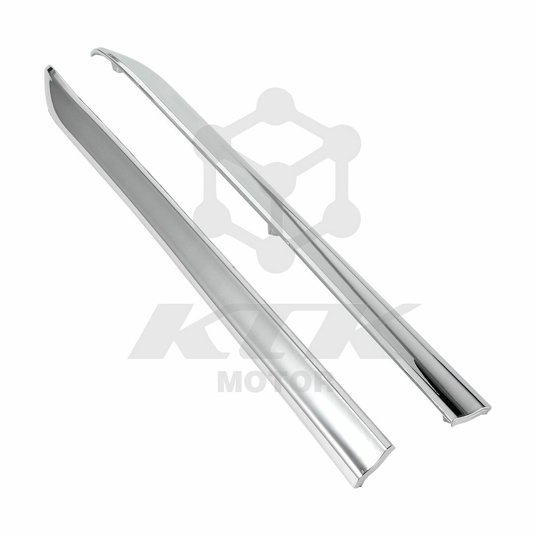 Chrome Trunk Upper Trims Fairing Strips For 2001-2006 Honda GL1800